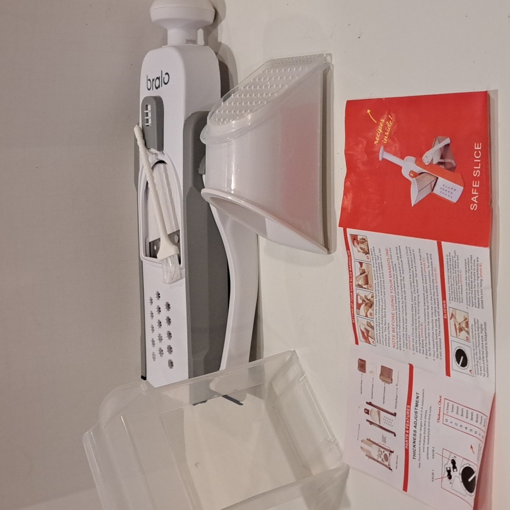 Bralo Stand-Up Mandoline Slicer. Slices, Dices, French Fry Cutter, Juliennes. - Picture 8 of 9